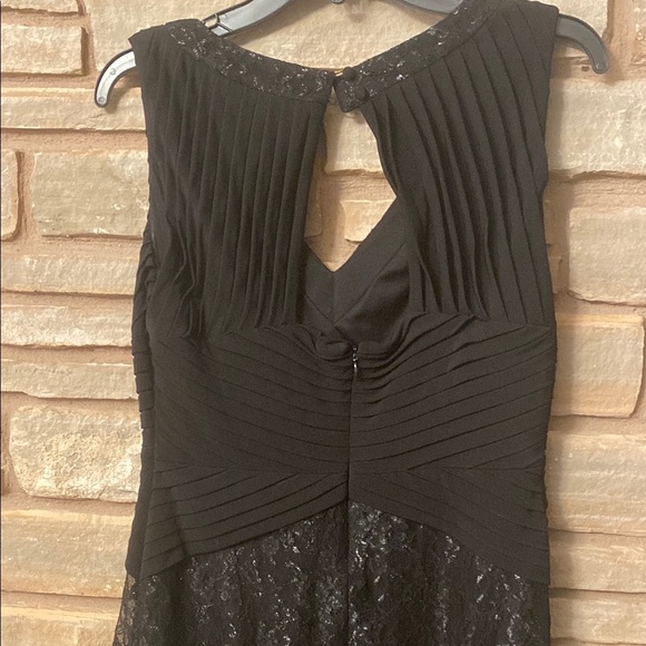 Calvin Klein Elegant Black Evening maxi  Dress Size 8 - Picture 6 of 12